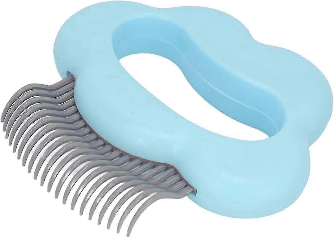 Cat Shell Comb, Trygg Massasje Hårfjerning Brush Cat Grooming CombBlue