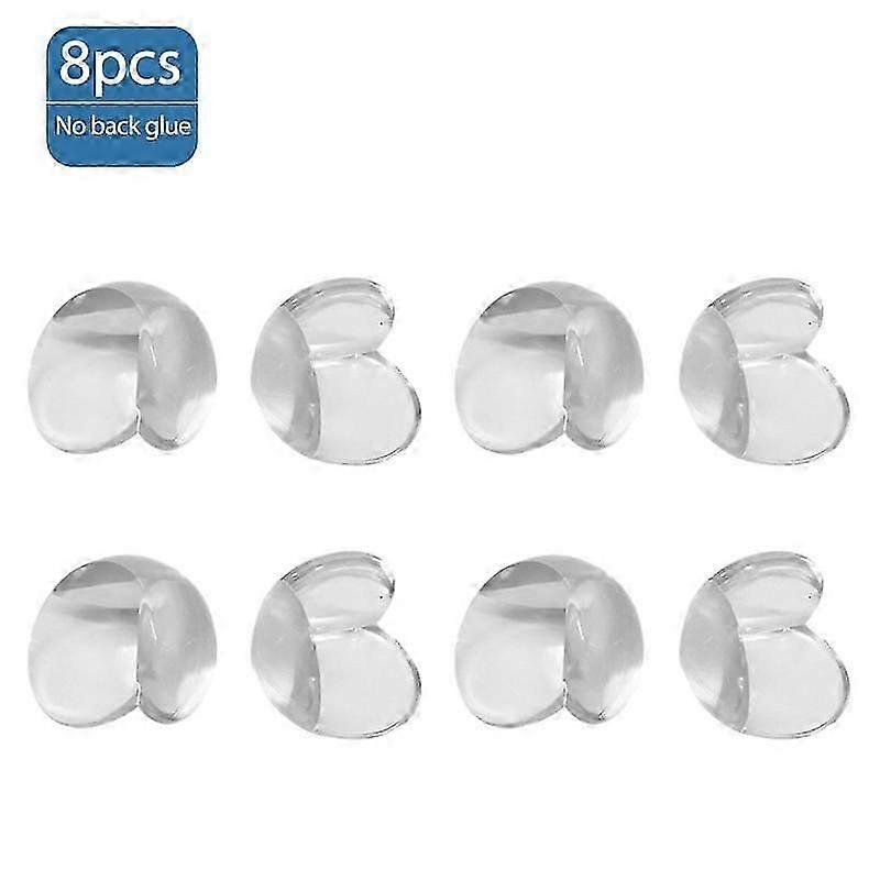 8pcs/lot Transparent Anti-collision Corner Baby Safety Protection PVC Child Safety Protection Thickened Spherical Corner Guards