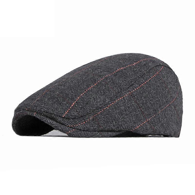 Autumn Winter Herringbone Berets Men British Retro Duck Tongue Gatsby Painters Hats Flat Hat Driver Ivy Hat Gorro Hombre Boina