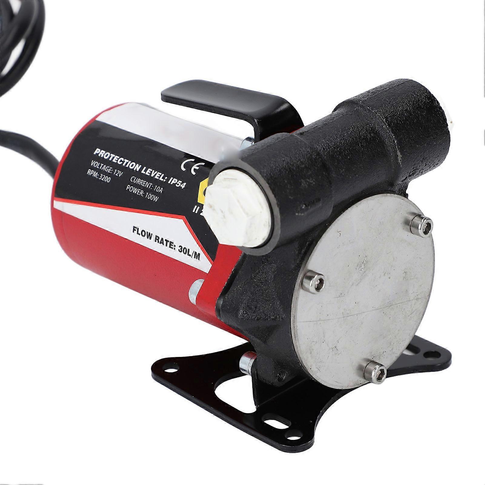 12V Gasoline Pump Explosion Proof Quiet Self Priming Oil Transfer Pump with Switch for Diesel Kerosene 