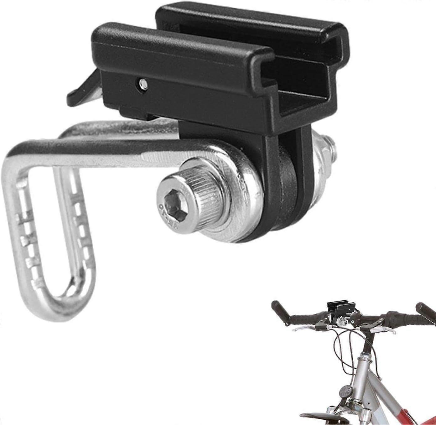 Bicycle Flashlight Holder,Thick Rubber Center Fork Flashlight Holder - Clamp Clip