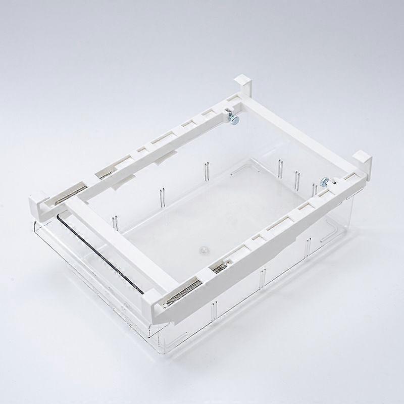 Transparent refrigerator rectangular storage box 0 grids