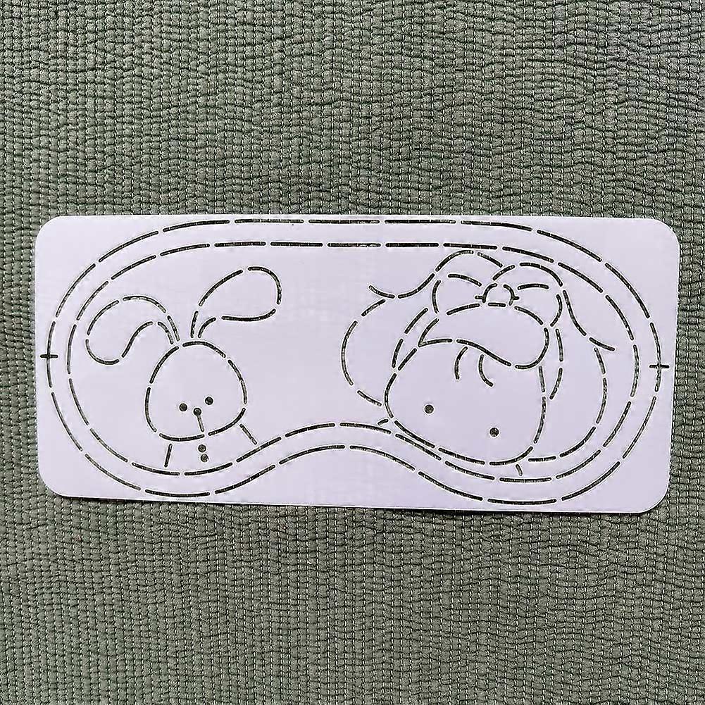 Plastic Flexible Patchworks Stencil Plastic Patchworks Tool for Sewing Embroidery Enthusiasts