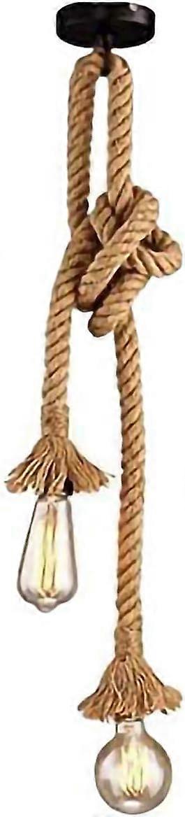 Suspension Lighting, Hemp Rope, Industrial, Ceiling Light