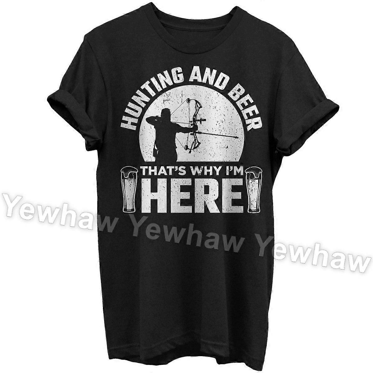 Caça e Cerveja Arco e Flecha Vintage Caça Bebendo Amor Arqueiro Presente Roupa