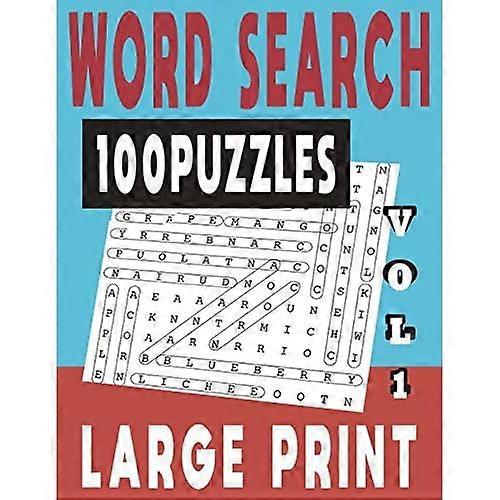 Word Search Large Print 100 Puzzles Vol 1
