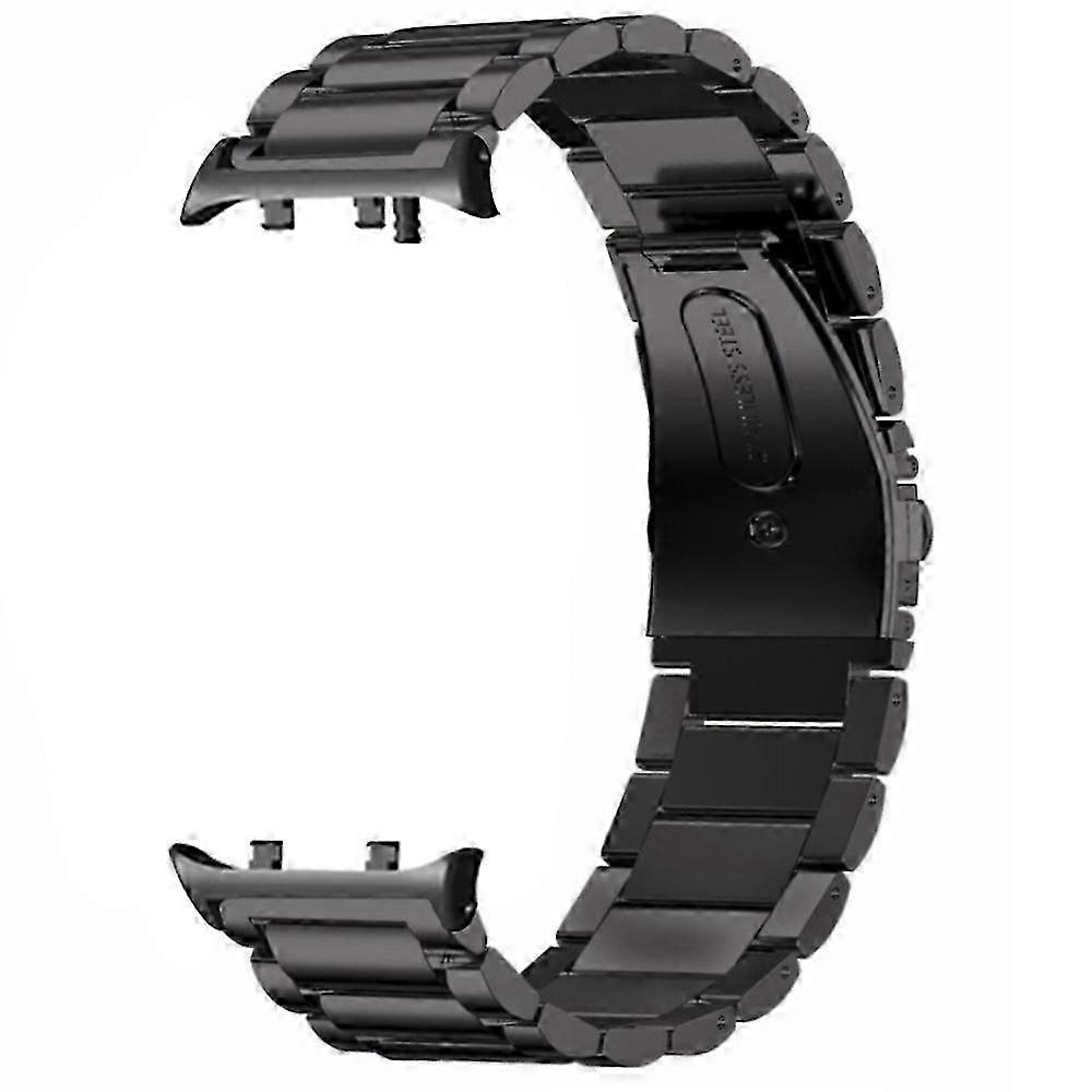 For Huawei Watch D2 Replacement Watch Strap Three-Bead Solid Stainless Steel Wrist Band