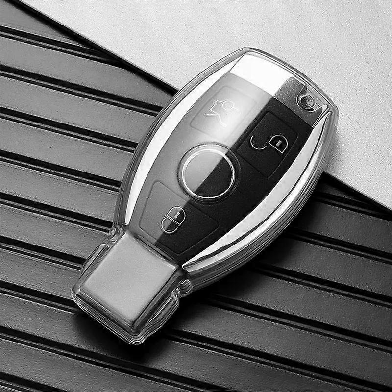 TPU Car Remote Key Case Cover Shell Fob compatible for   A B C E R Class GLS GLA GLK GLC CLS CLA AMG W204 W205 W212 W463 W176
