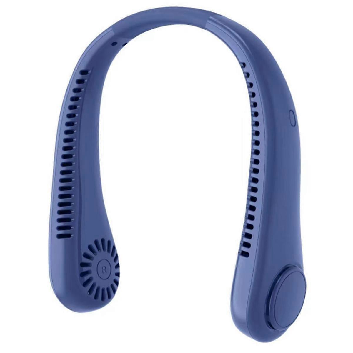 Portable Mini Neck Fan USB Rechargeable Bladeless Hanging Air Cooler
