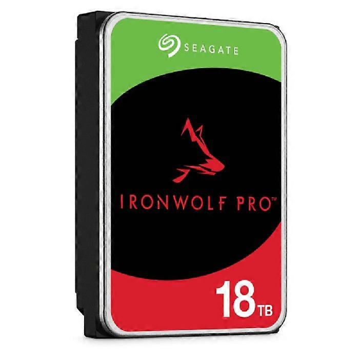 Seagate IronWolf Pro, 18 To, disque dur NAS – CMR, 3,5 pouces, SATA 6 Gbit/s, 7200 tr/min, 256 Mo de cache (ST18000NT001)