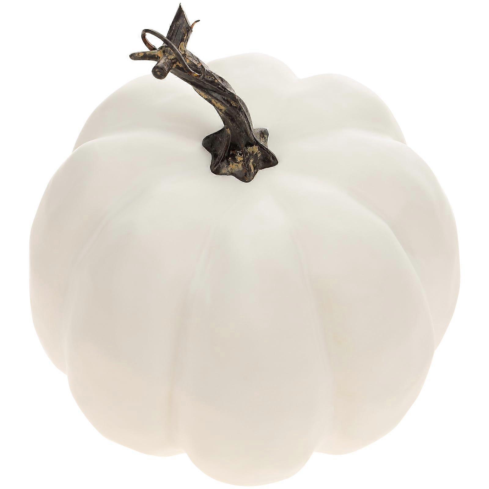 Artificial Medium Realistic Faux Simulation Foam Pumpk Decoration Lifelike Fall Harvest Vegetable for Halloween