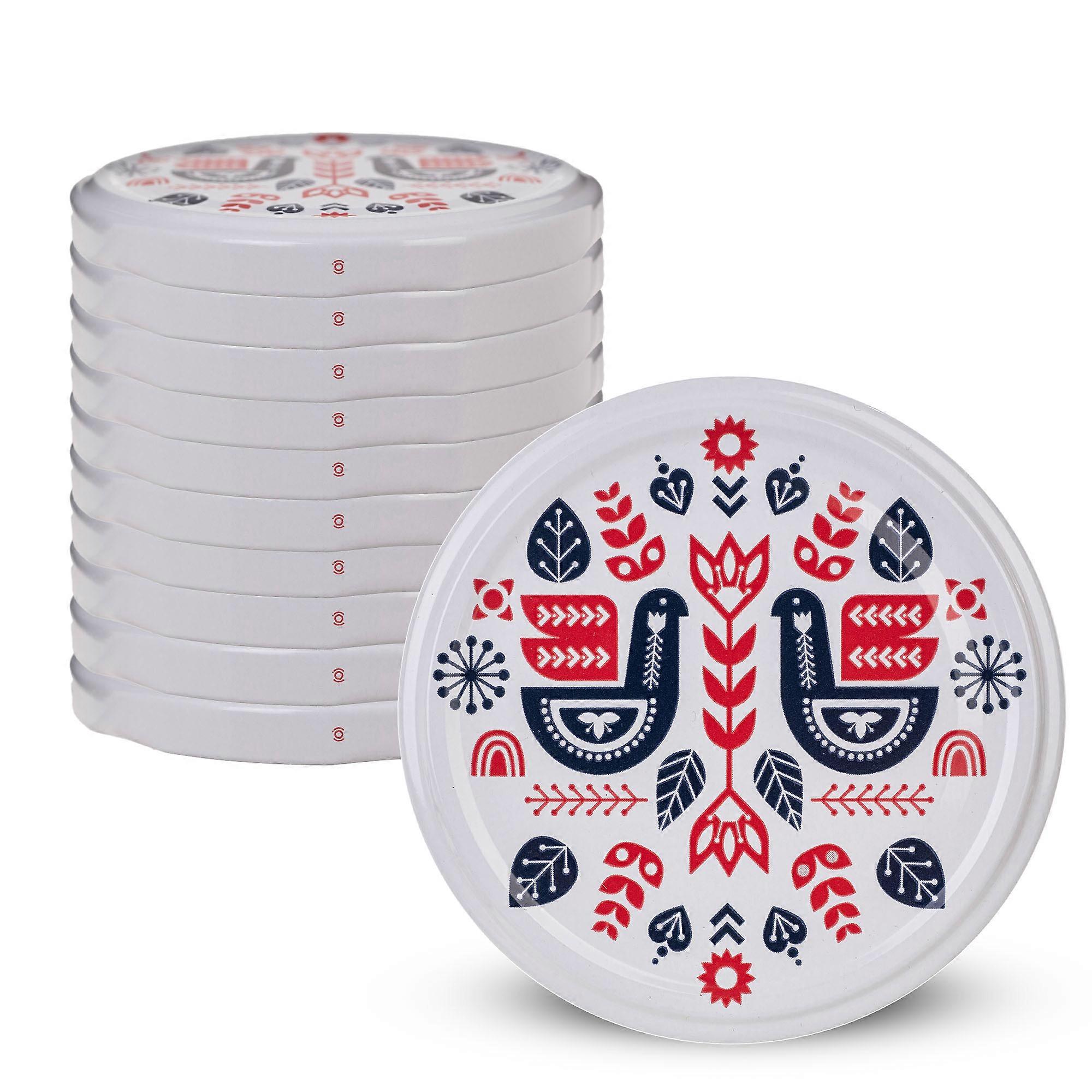 KADAX 10x Tapas de tarro fi 82 Tapas de tarros Tapas conservas