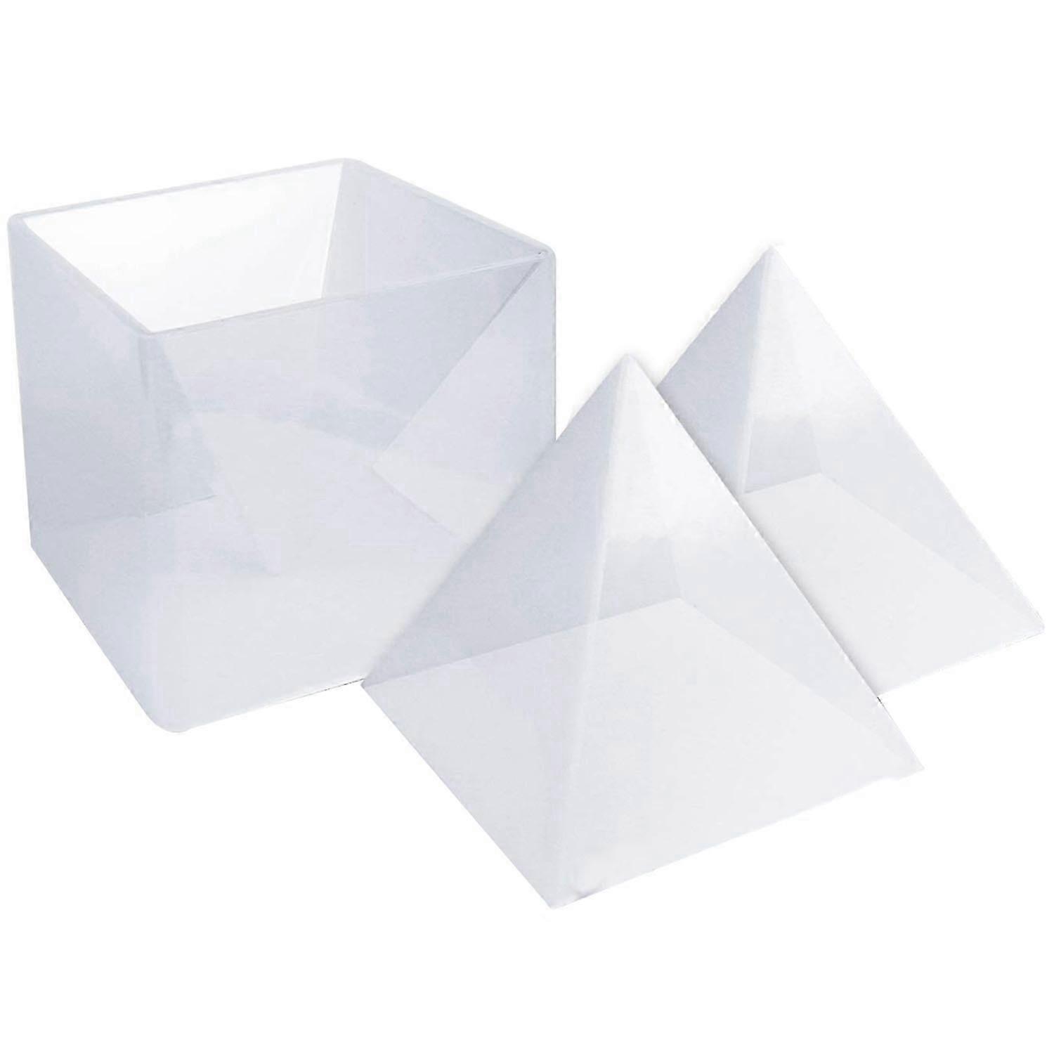 Large Silicone Pyramid Molds, Resin Casting Molds DIY Orgone Pyramid, Great for Paperweights