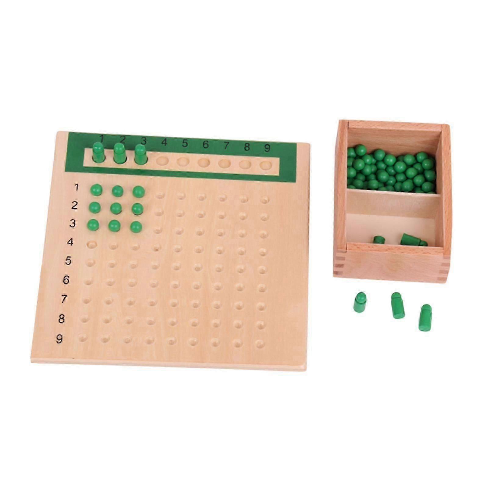 Addition Subtraction Educational Table Game for Homeschool Toddlers Children red