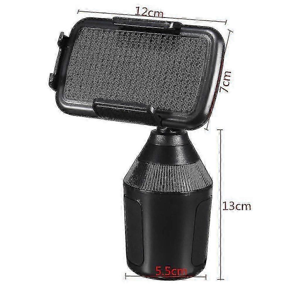 360adjustable Phone Mount Car Cup Holder Stand Cradle Phone Bracket With Smart Release Button ISW