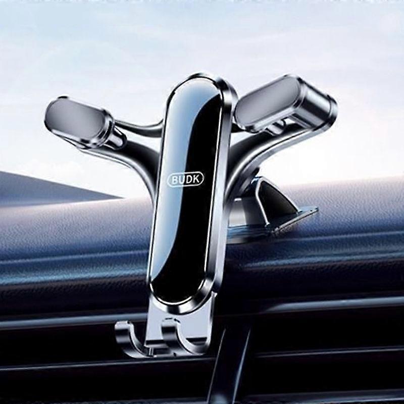BUDK Triangle Gravity Sensor Car Phone Bracket Car Air Vent Navigation Holder