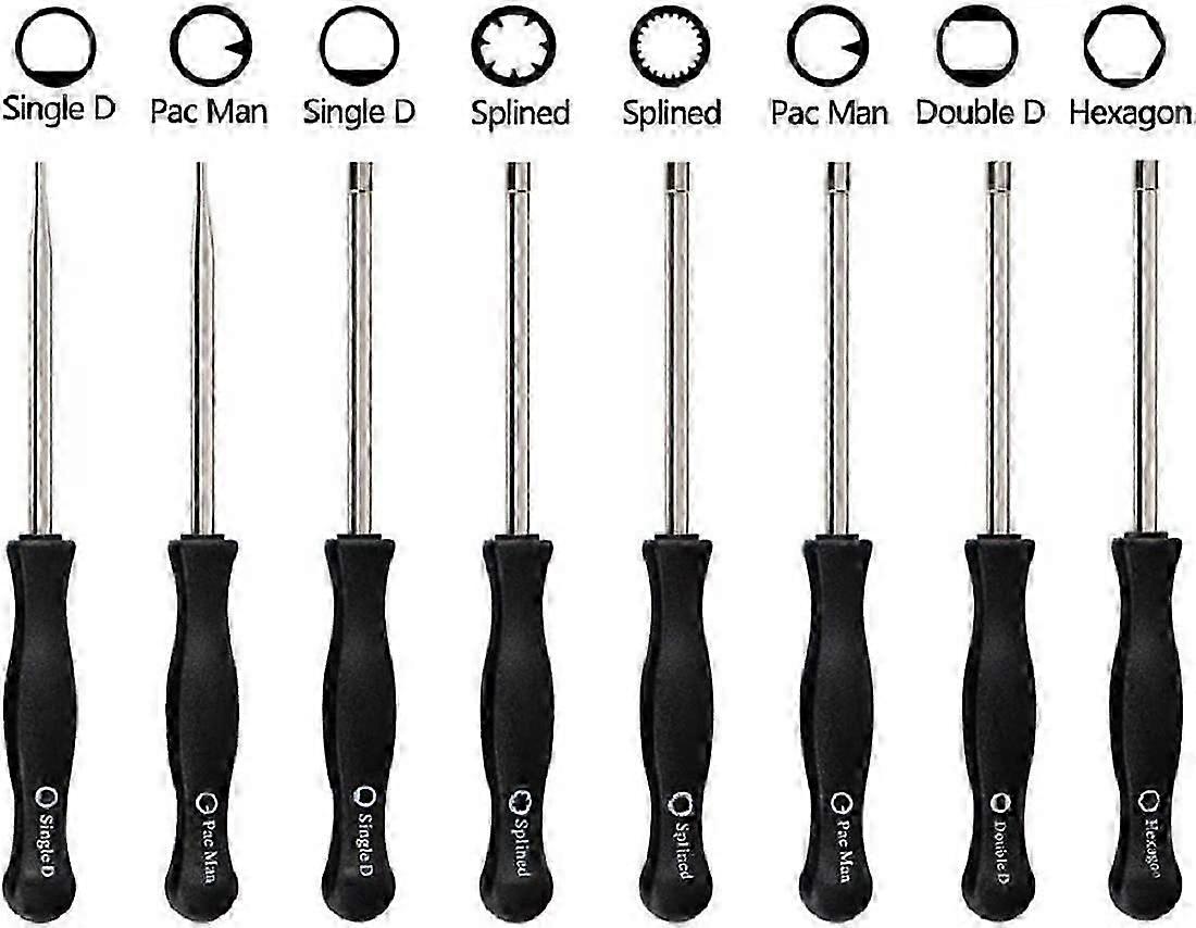 Carburetor Adjustment Tool,7-Teeth Spline Socket Screwdriver for Common 2 Cycle Small Engines (8 Pack)