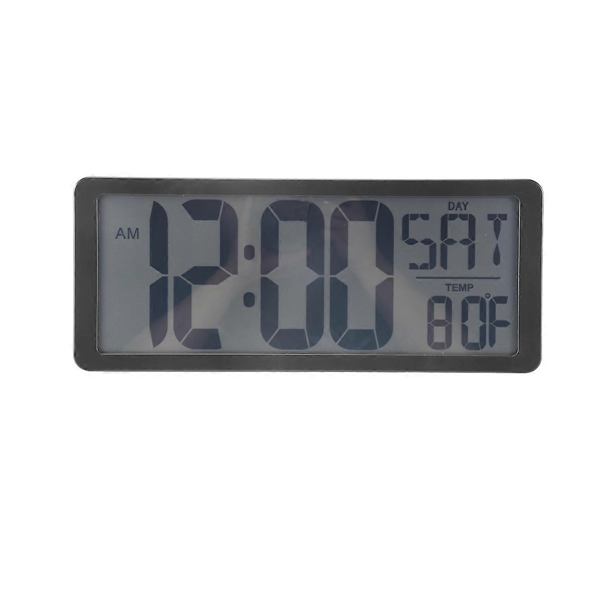 13.8inch Large Digital Jumbo Alarm Clock,Black