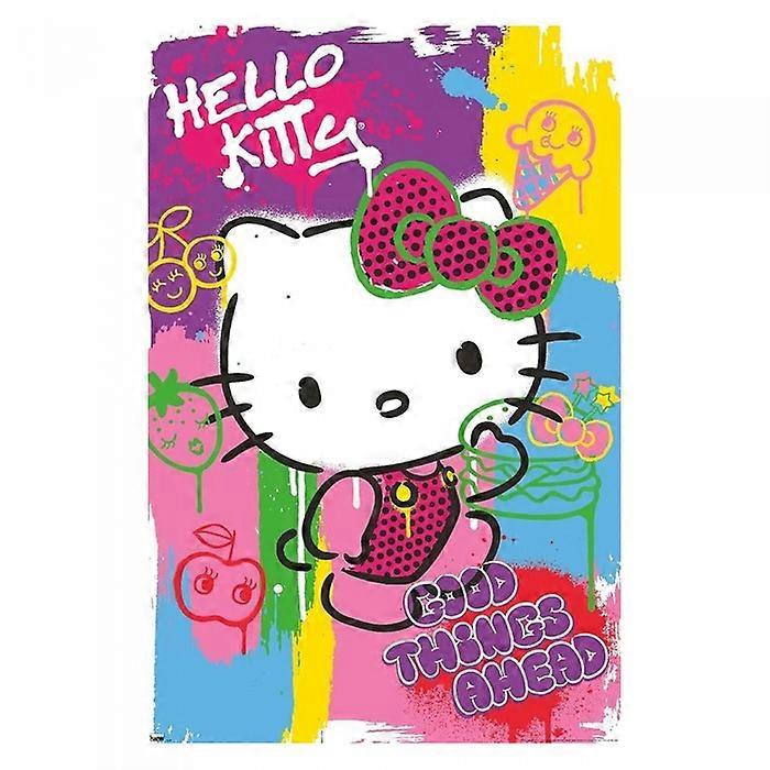 Hello Kitty Pop Framed Poster