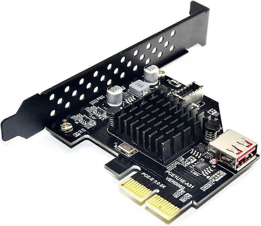 Pci-e To Type E Express Card Usb 3.1 Type E Front Panel Socket & Usb 2.0 To Pci-e 3.0 2x Express Card Adapter For Motherboard