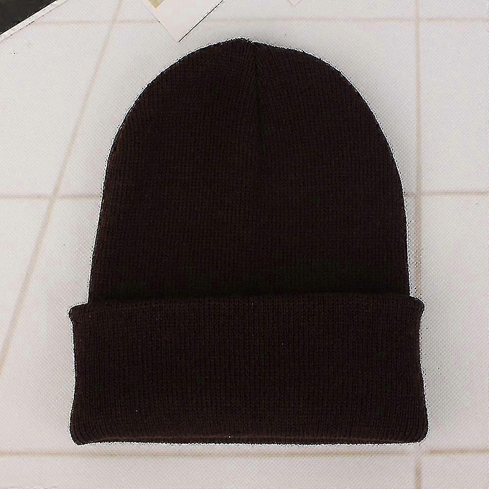 Unisex Solid Wool Knit Automne, Winter Warm Cap