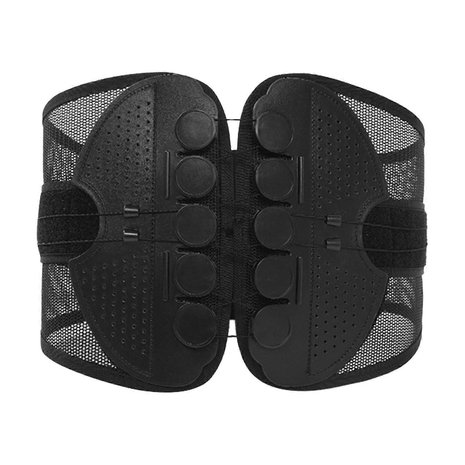 Adjustable Lumbar Support Belt Lower Back Brace X-Large for Pain Relief, Herniated Disc, Sciatica, Breathable Fabric