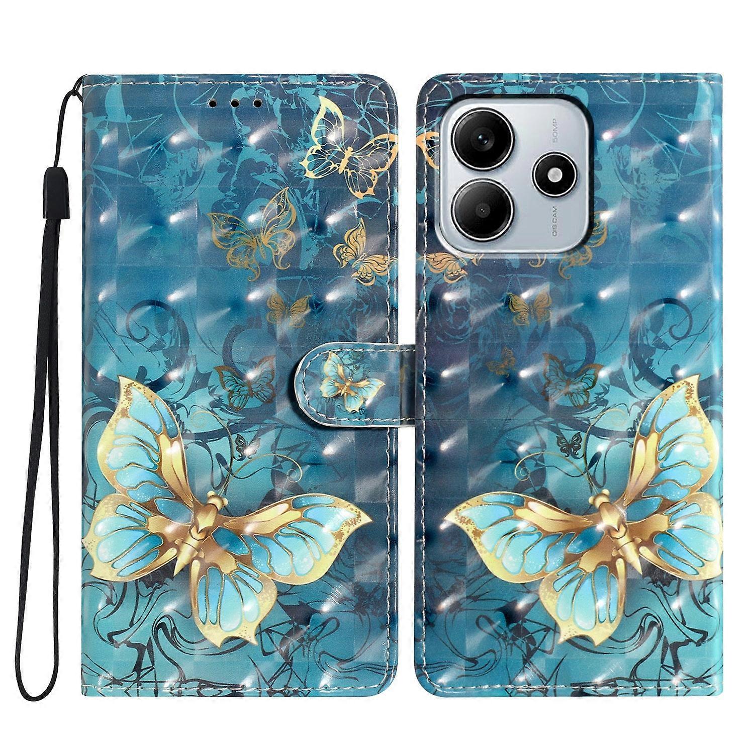 3D Pattern Leather Phone Case