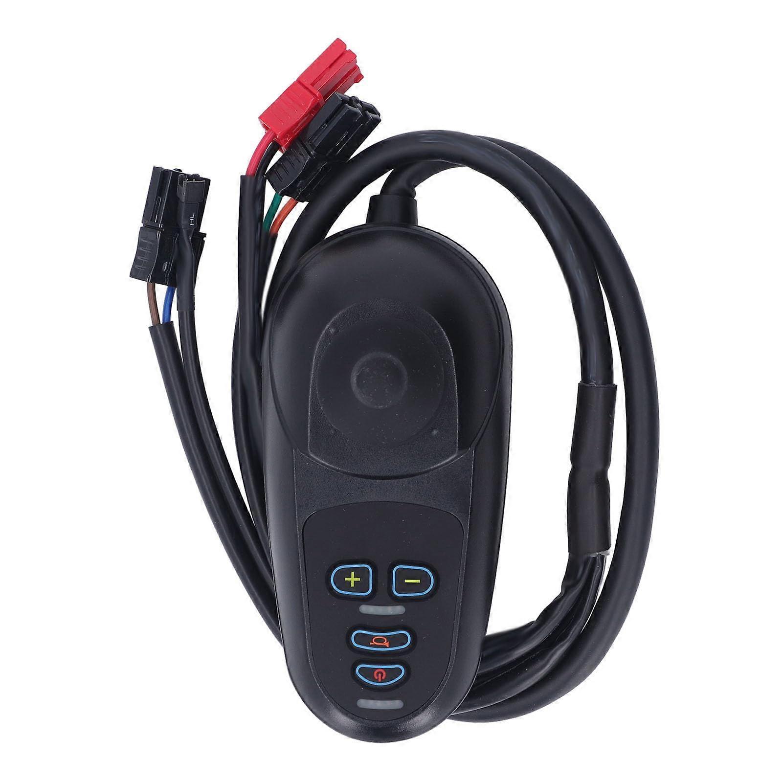 Electric Wheelchair Joystick Controller, 24V 45A Brushed Motor Replacement with E Brake