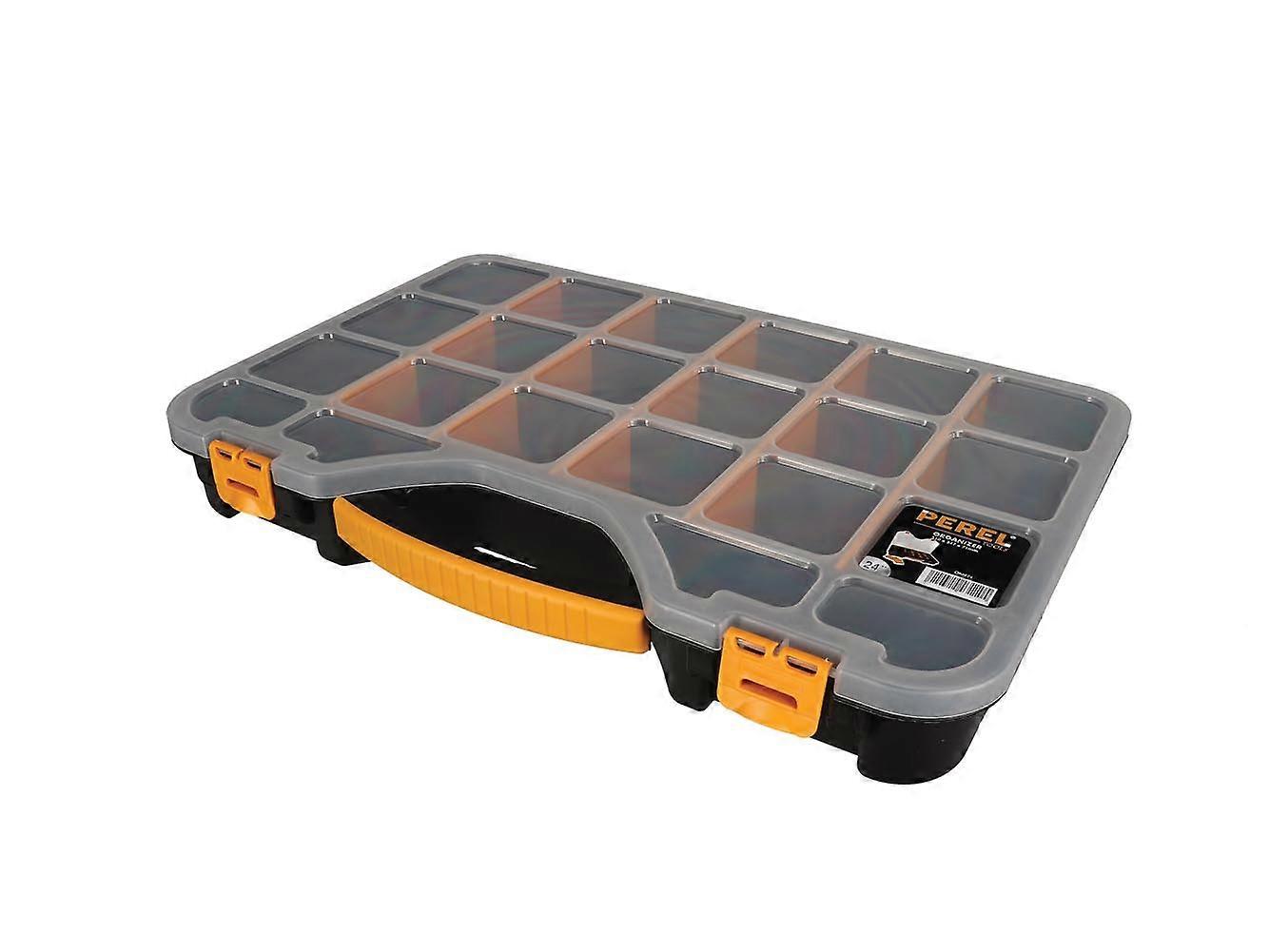 Perel Scatola assortimento vuota, organizer, scatola di smistamento per viti,