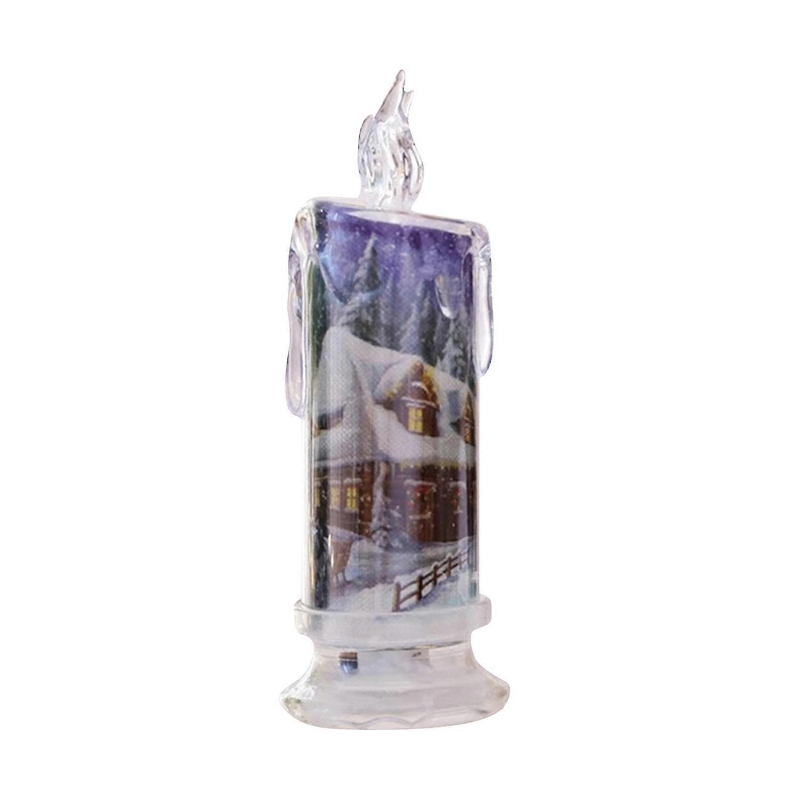 Christmas Electronic Candle Christmas Atmosphere Light for Table Window