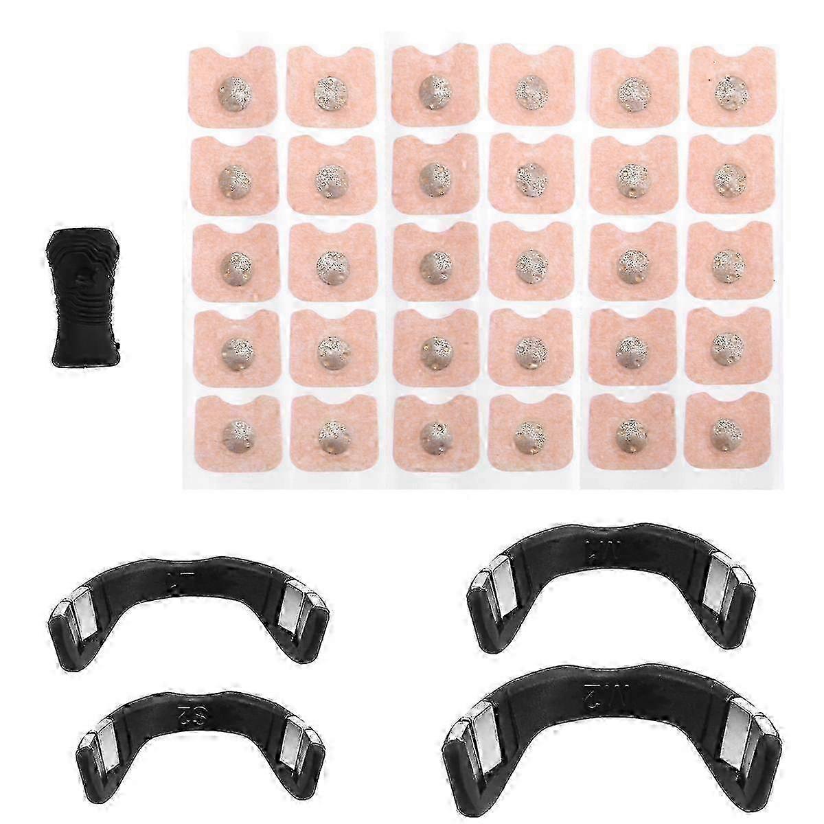 Black Walkbee 20 SZRH A-F Nasal Strip Kit to Enhance Oxygen Intake and Reduce Snoring Improving Sleep Quality Pack of 15