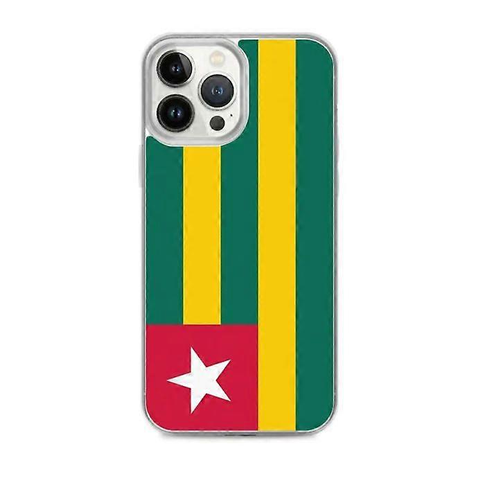 iPhone Case - Togo Flag - iPhone 13 Pro Max - Flexible - Multicolored - Vertical