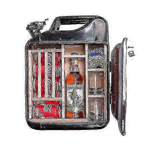 My Cave My Rules Jar Bar Set, Mini Jar Bar, Confezione regalo per vino con coperchio e maniglia