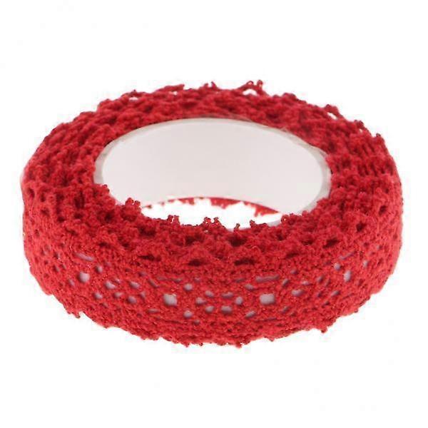 Red Lace for Handmade Creations -