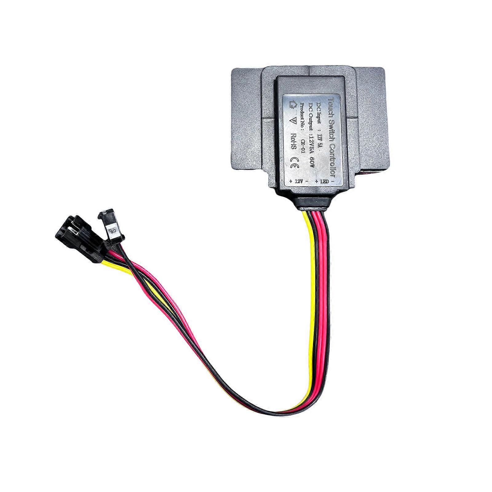 Convenient Bathroom Glass Hand Sweeps Switches 12V 5A 60W Split Single Key Defogging Switches Simple Install for DIY two colors