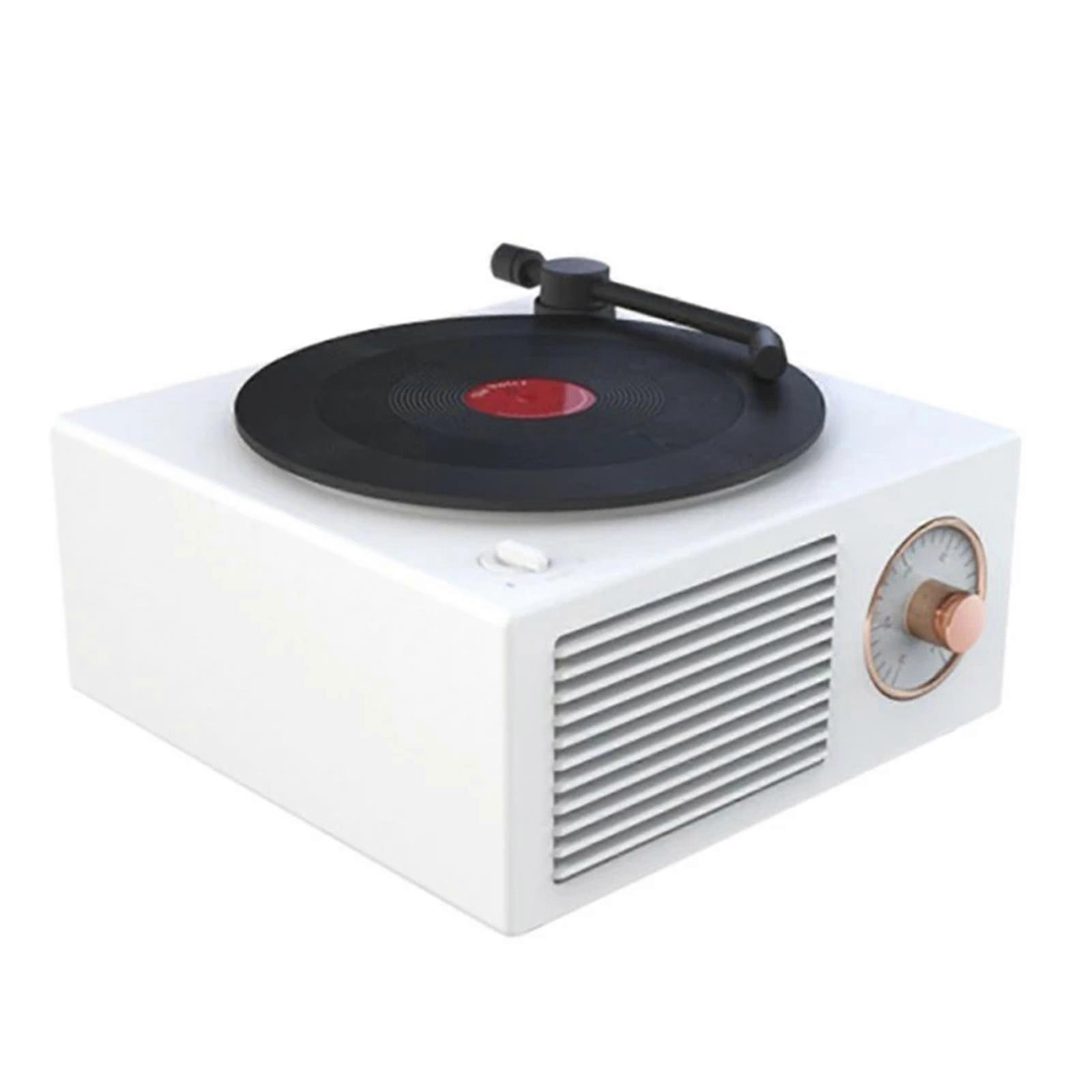 Portable Bluetooth-compatible Speaker 10m Effective Distance Record Speaker Small Bluetooth-compatible Speakers  White