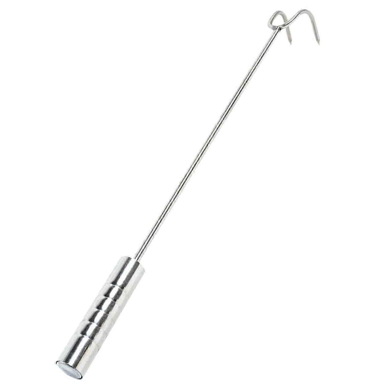 Meat Hook - Reusable BBQ Roasting Hook for Grilling, Rustproof Stainless Steel, Durable Flipper's Hook for Turning Meat