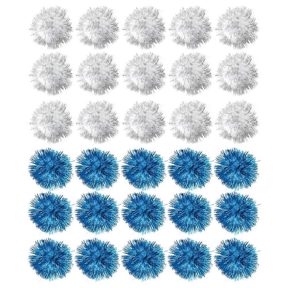 50pcs μπάλες γκλίτερ γάτες παιχνίδι πούλιες τσαλακωμένες μπάλες