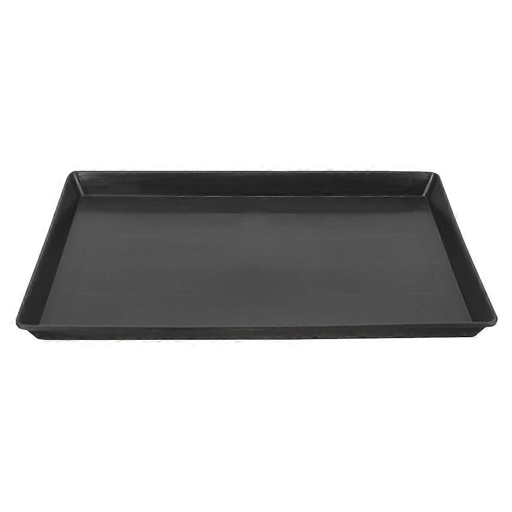 Leakproof Plastic Dog Crate Tray Replacement for Small Dogs, Rabbits & Birds – Easy Clean Design, Black