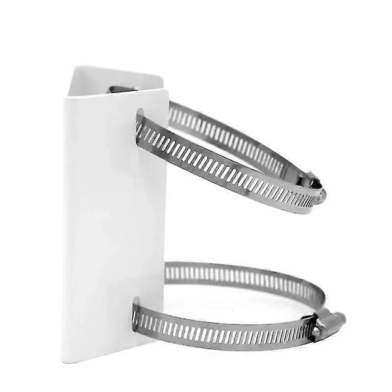 2025 Street Light Pole Mount Holder Small Universal Joint Pole Column Holding Monitoring Bracket Camcorder Back Stand Iron Hoop Plate