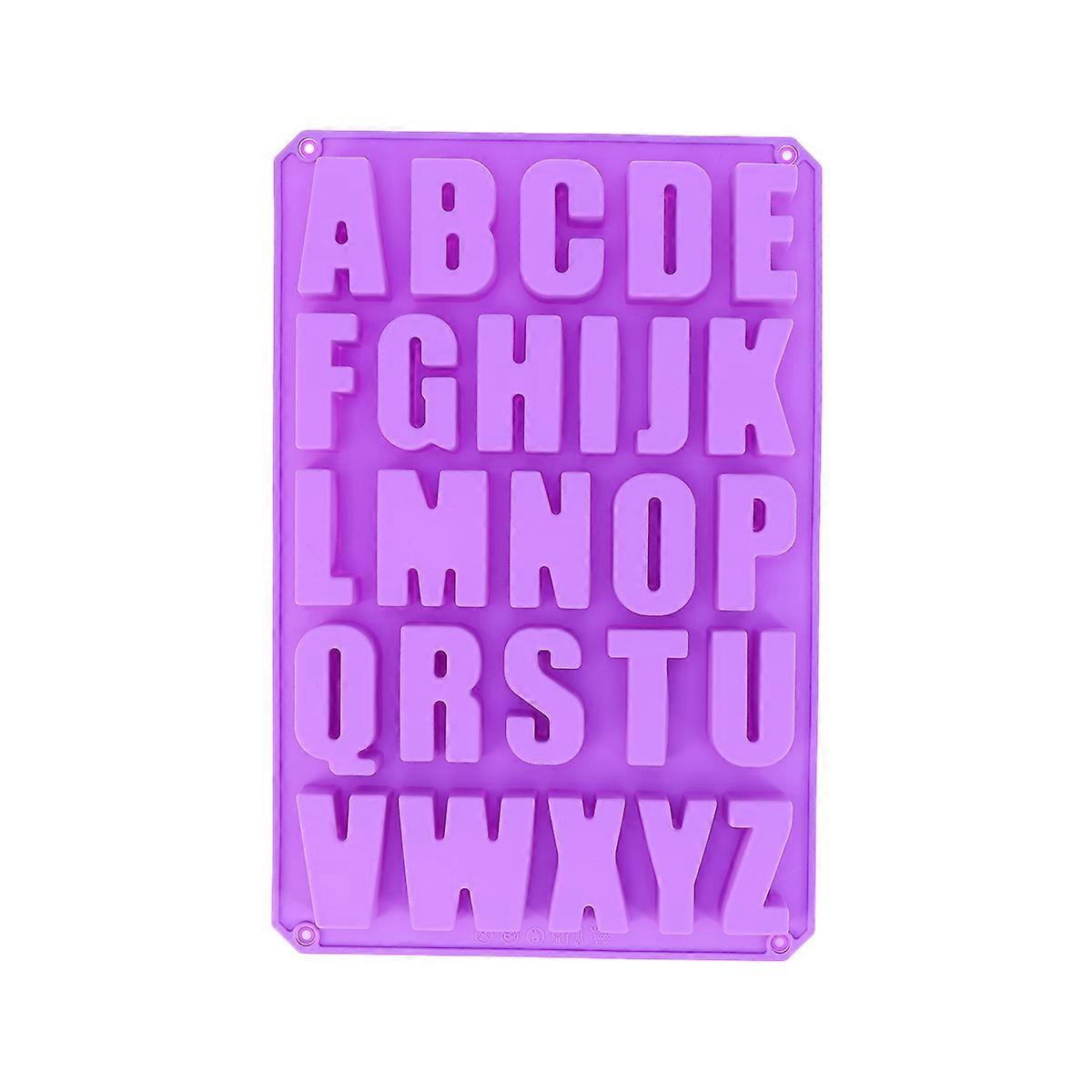 Purple Silicone Moulds For Soap Pudding Cake Kids Fun Food Release Dishwasher Safe 1Set