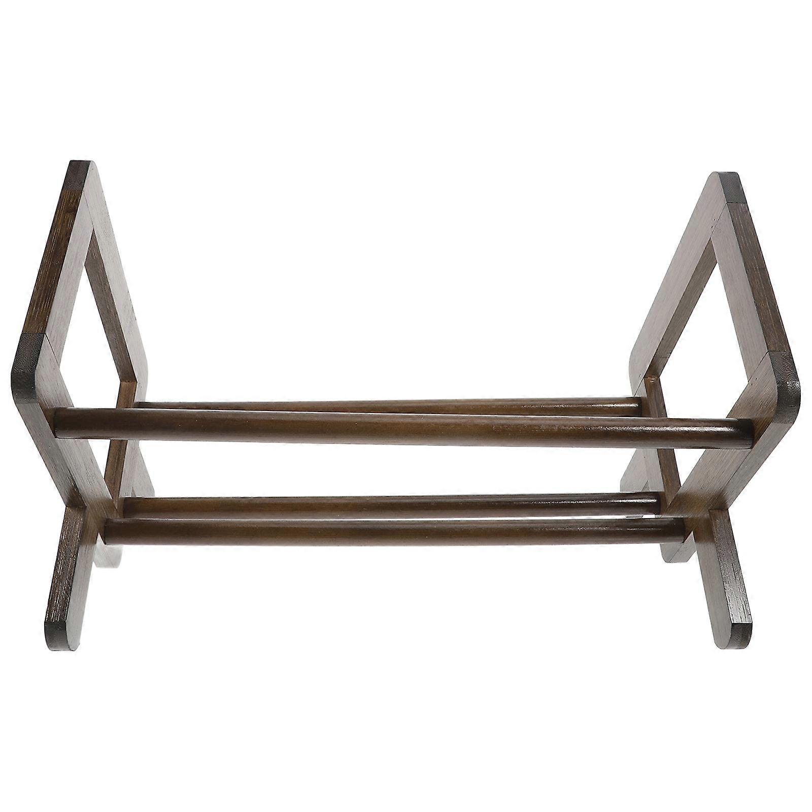 Vinyl Record Storage Rack Desktop Bookcase Retro Style For Vinyl Records Bedroom 3300X2450X2100Cm 1Set