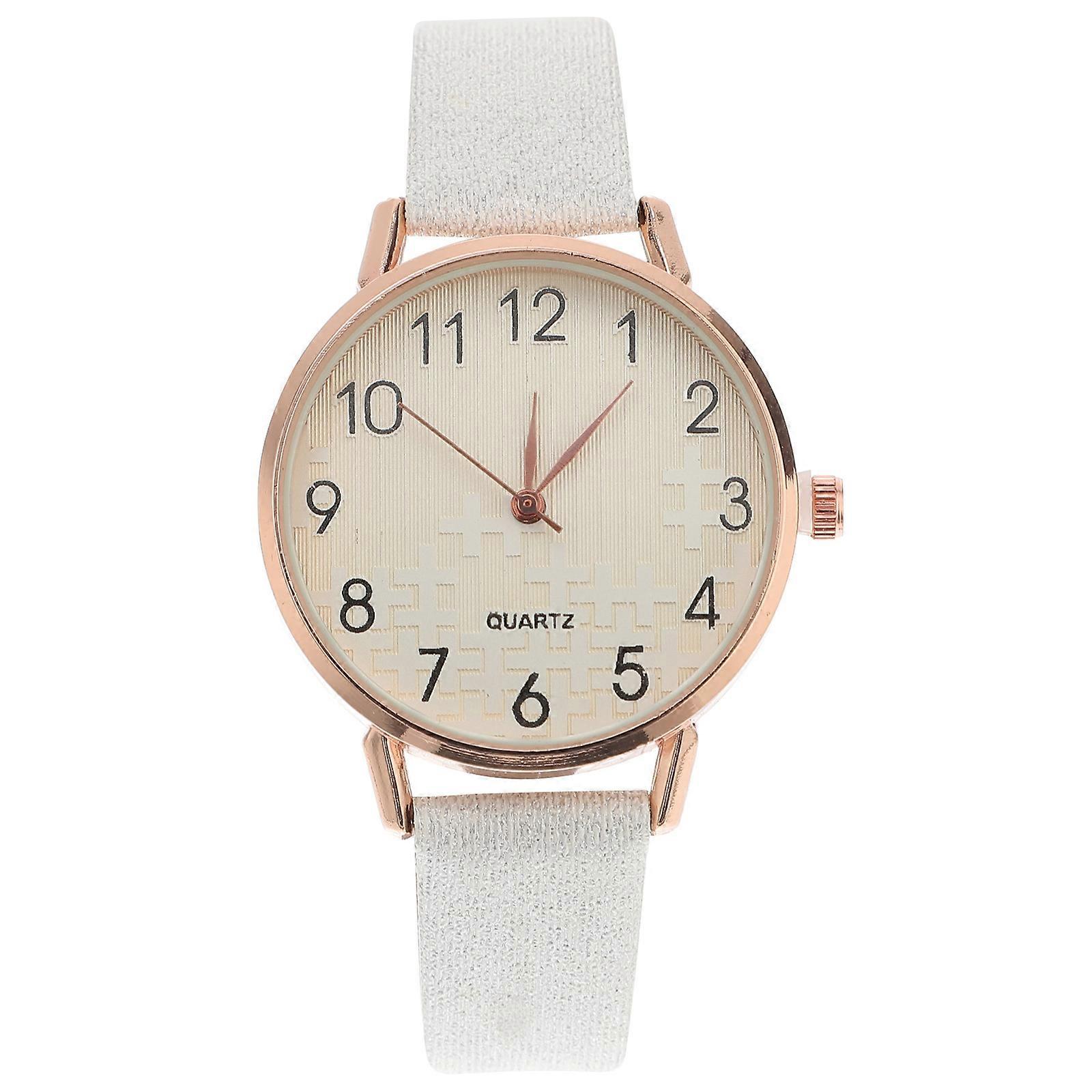 Masteelf Fashion Watch Durable Quartz Simple Casual Wrist Watch for Women