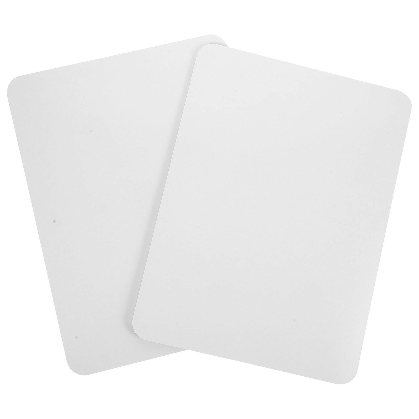 2pcs Double Sided Dry Erase Whiteboard for Office & Home Use – Portable Memo & Reminder Board with Smooth Reusable Surface for Planning & Writing