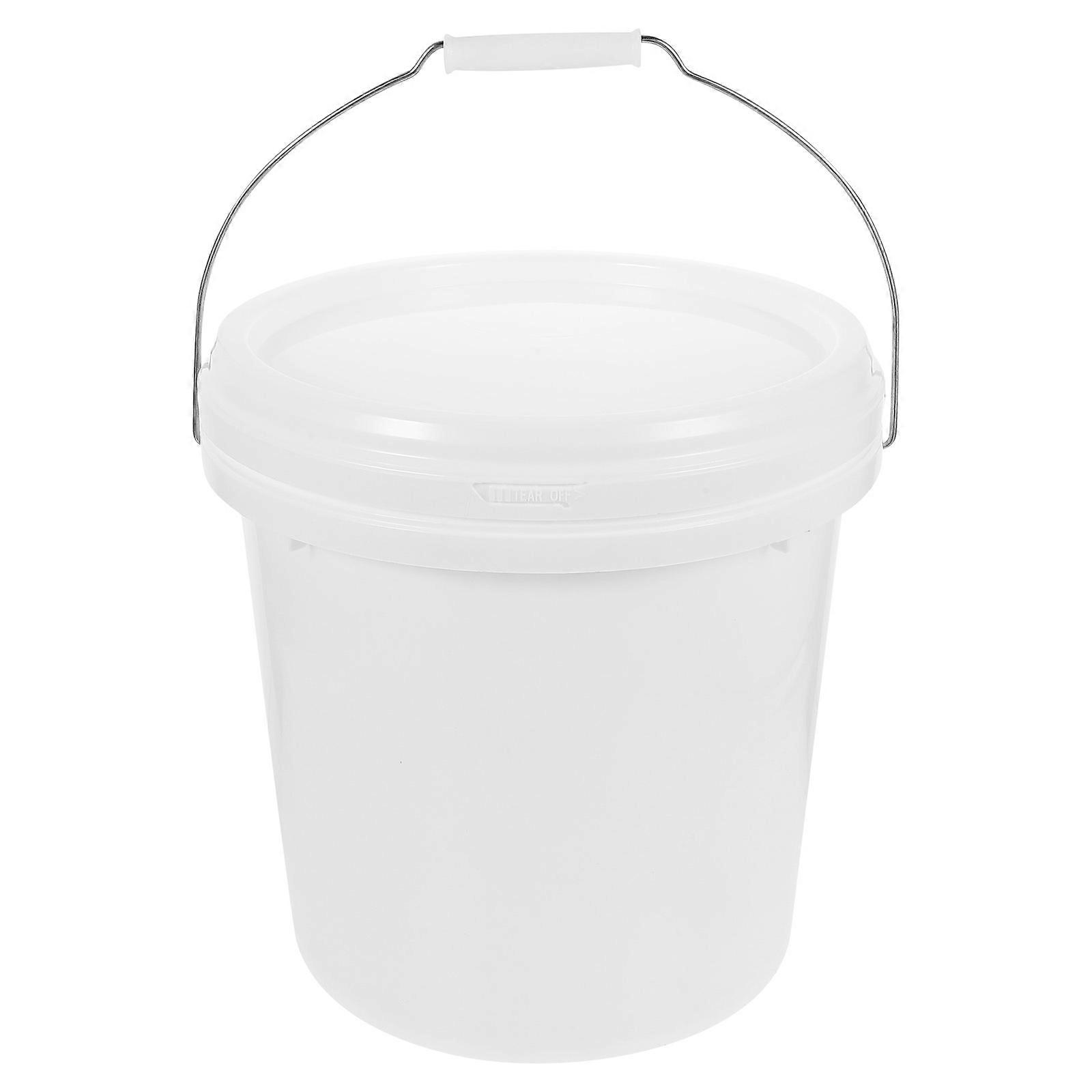 Gallon Bucket With Handle Storage Bucket For Industrial 28.5X28cm Capacity 10L Multi-Functional 1Set
