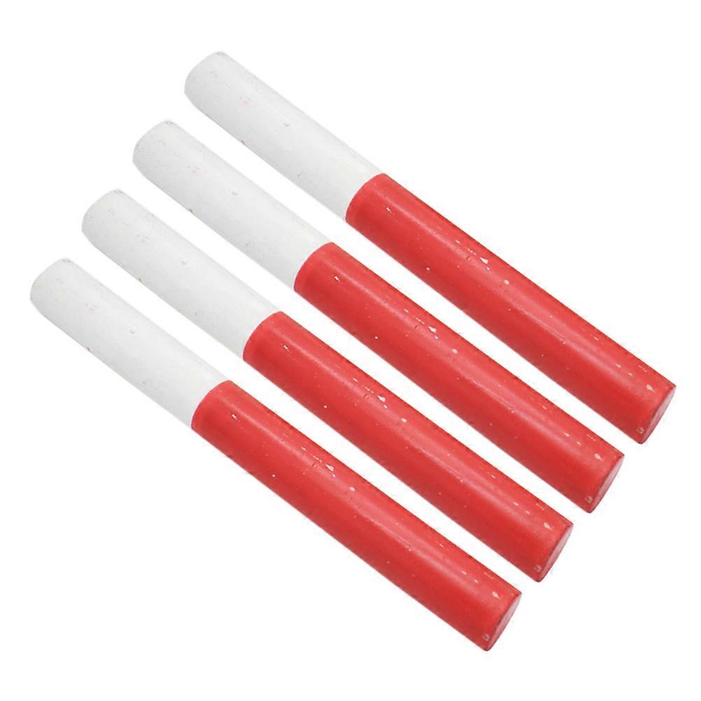 Field Running Race Stick Relay Relay Races Cylindrical Shape Red Color 4Set