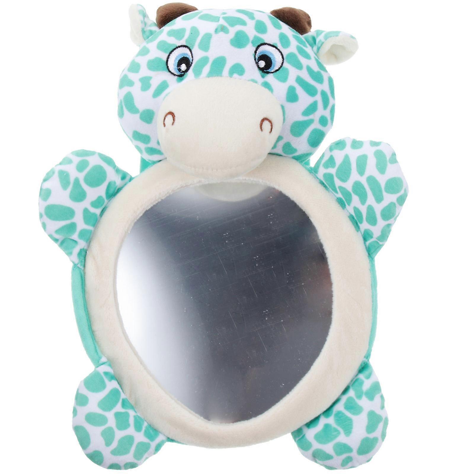 Practical Blindspot Mirrors Deer Shape Rearview Mirror Adjustable Viewing Angle Parents 28X21X2cm 1Pcs