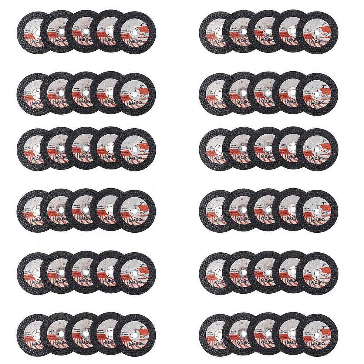 10PCS 75Mm Mini Cutting Disc Circular Resin Grinding Wheel