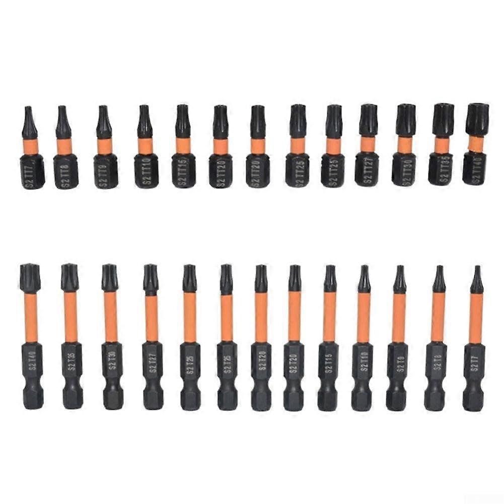 Screwdriver Bit Set 26-Piece, Magnetic Steel Bits in Various Sizes for DIY Projects and Home Repairs