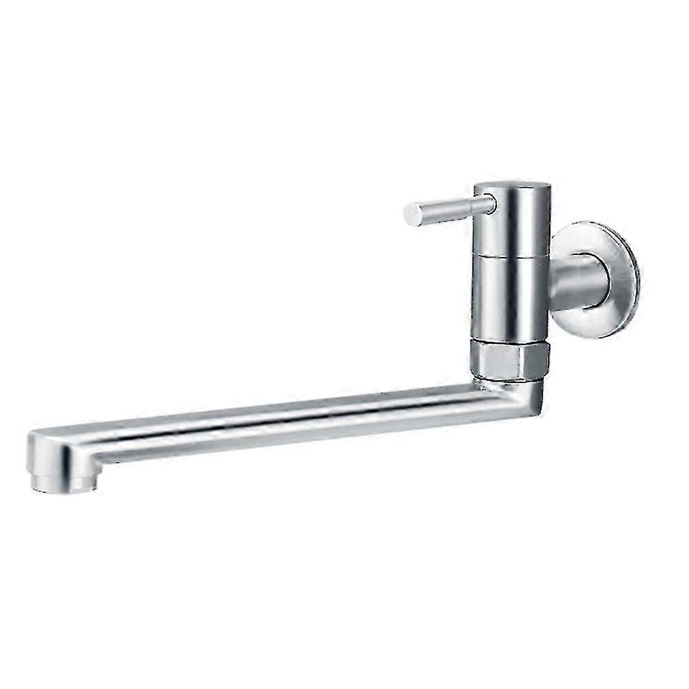 キッチン蛇口 180度回転 シンクモップ プールタップ ステンレススチール 延長 壁掛け シングル